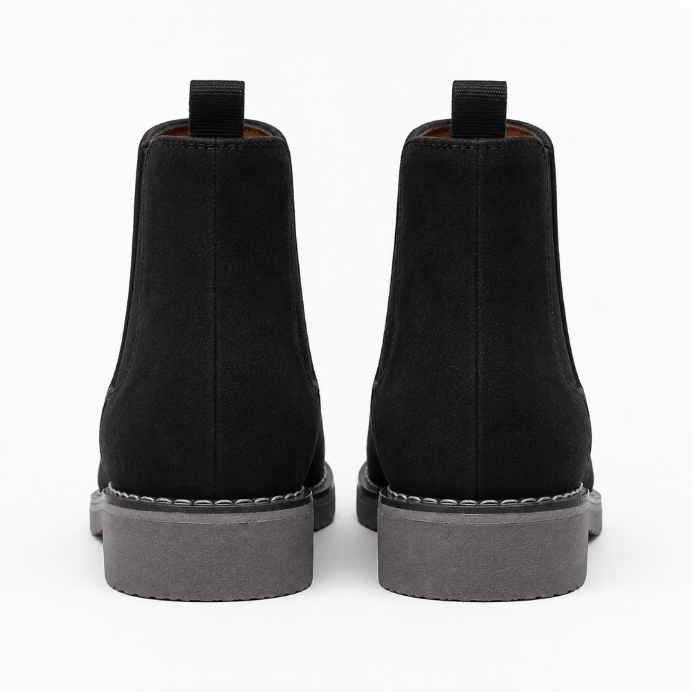Men's Black Suede Boots
