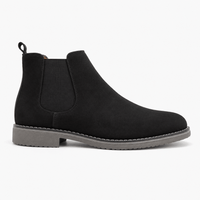 Men's Black Suede Boots