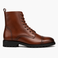 Men's Brown Leather Ankle Boots