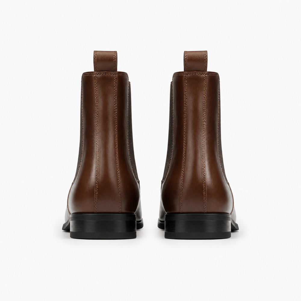 Men's Brown Leather Ankle Boots