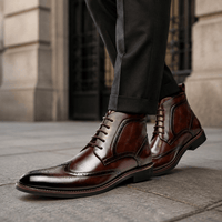 Men's Brown Leather Boots