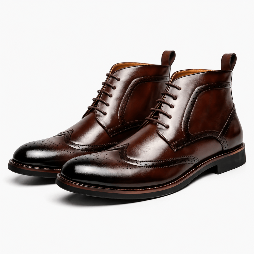 Men's Brown Leather Boots