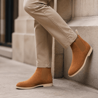 Men's Brown Suede Ankle Boots