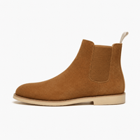 Men's Brown Suede Ankle Boots