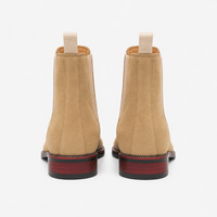 Men's Camel Suede Ankle Boots