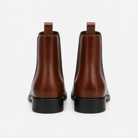Men's Cognac Leather Boots
