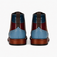 Men's Colourful Leather Ankle Boots