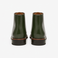 Men's Green Leather Boots