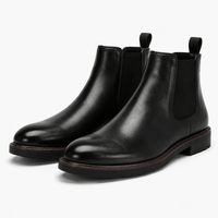 Men's Italian-Style Leather Ankle Boots