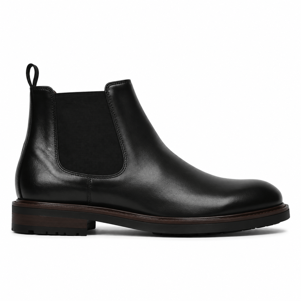 Men's Italian-Style Leather Ankle Boots