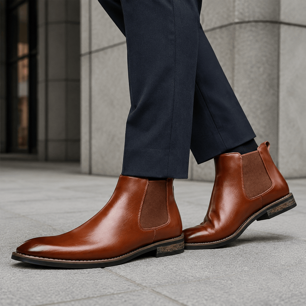 Men's Italian-Style Leather Boots