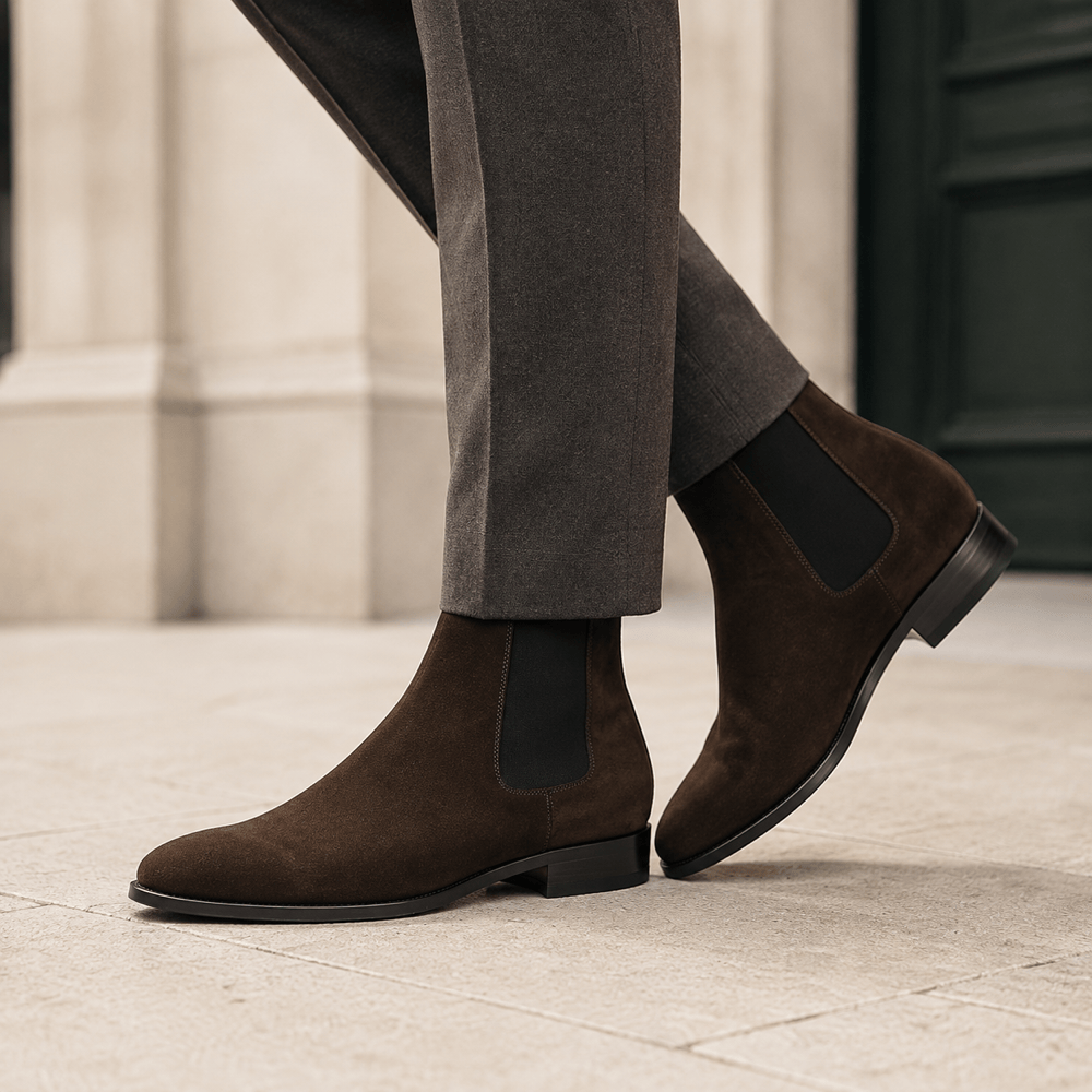 Men's Leather Ankle Boots