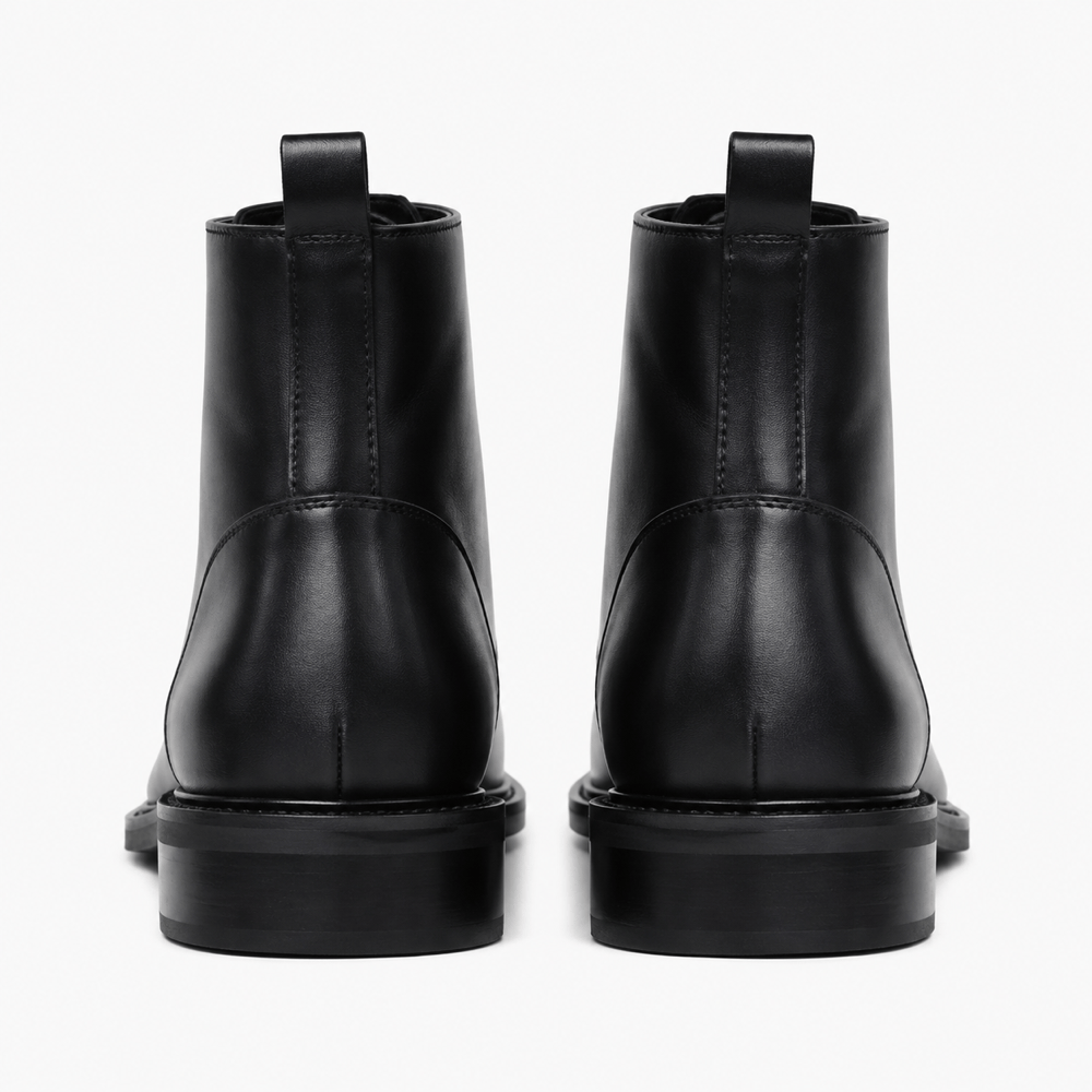 Men's Leather Lace-Up Ankle Boots