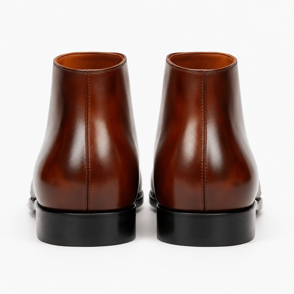 Men's Leather Lace-Up Boots