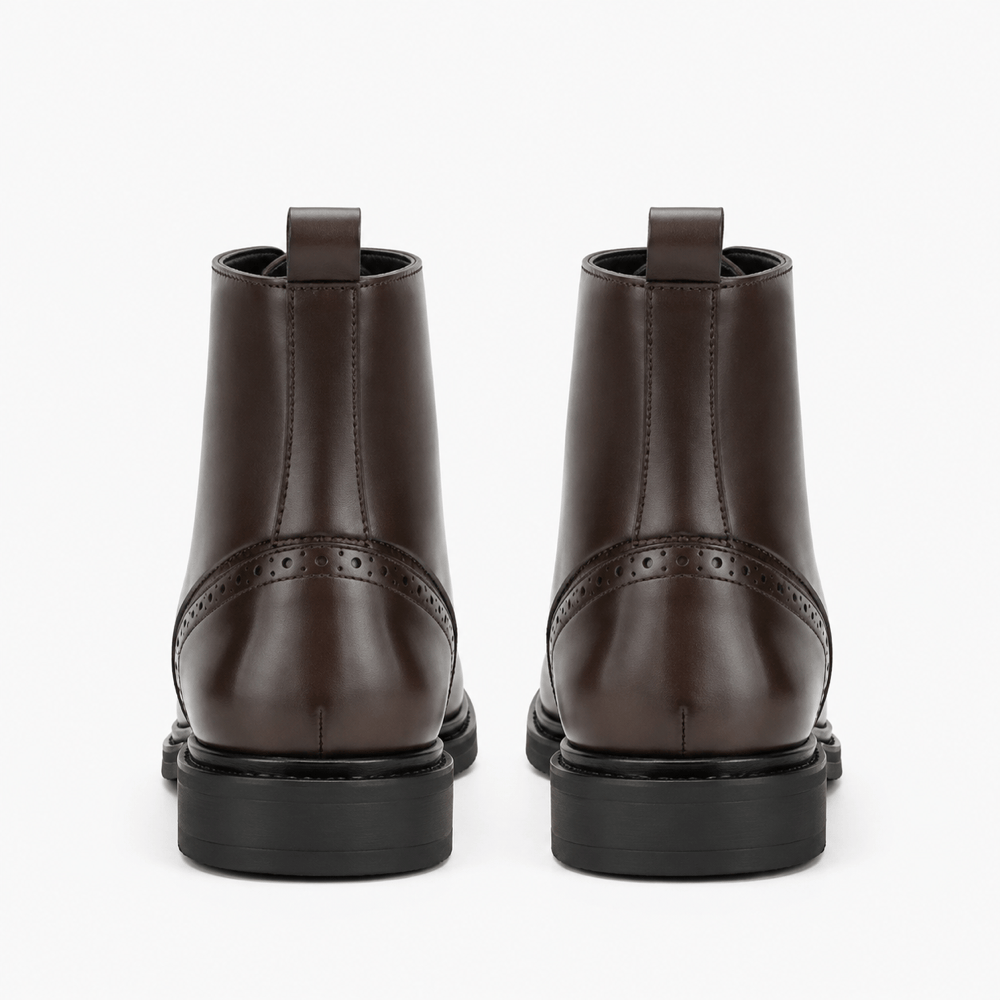 Men's Leather Lace-Up Boots