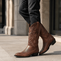 Men's Leather Western Boots