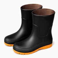 Men's Lined Rubber Ankle Boots