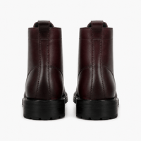 Men's Luxury-Inspired Red Leather Boots
