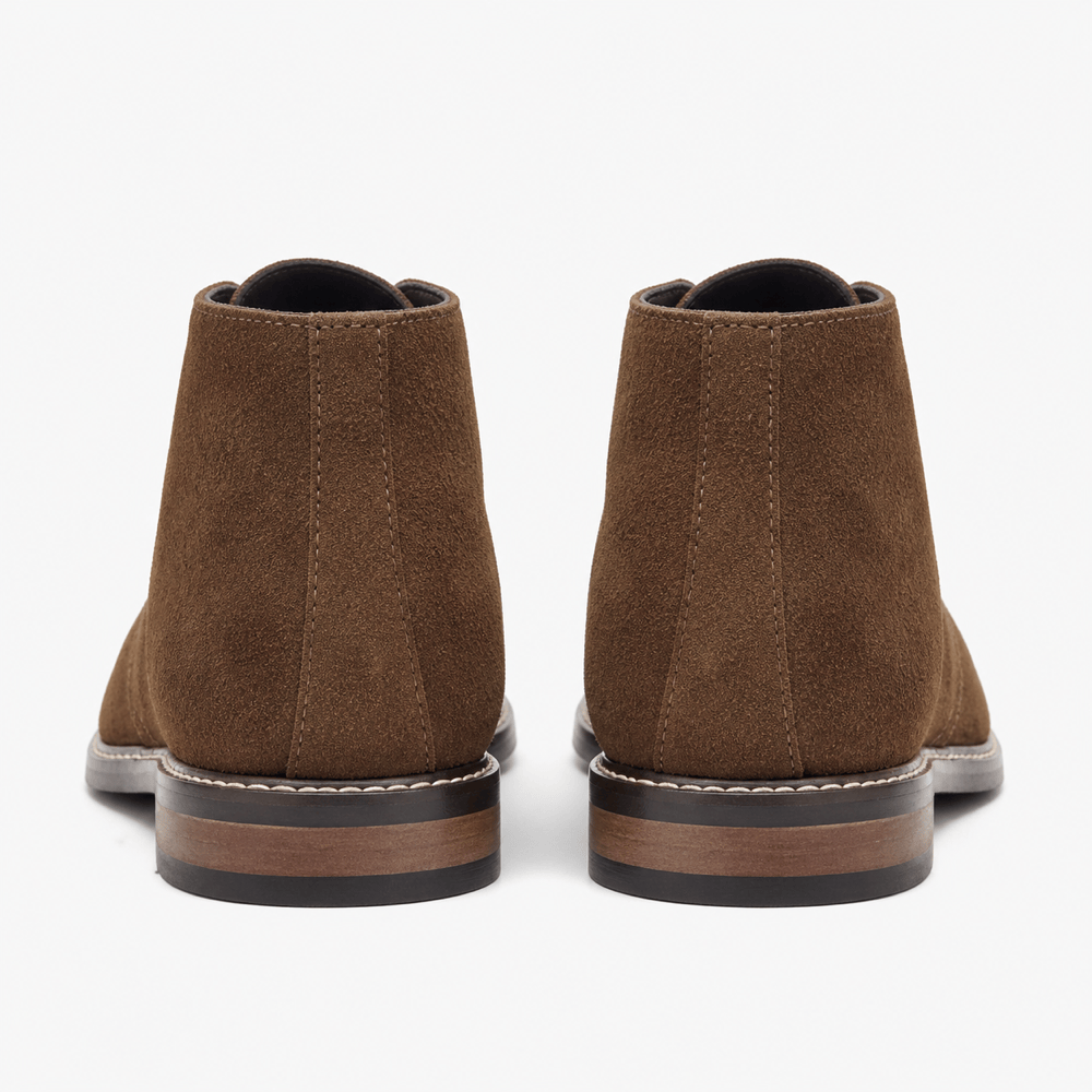 Men's Suede Lace-Up Ankle Boots