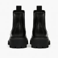 Men's Tall Black Leather Boots