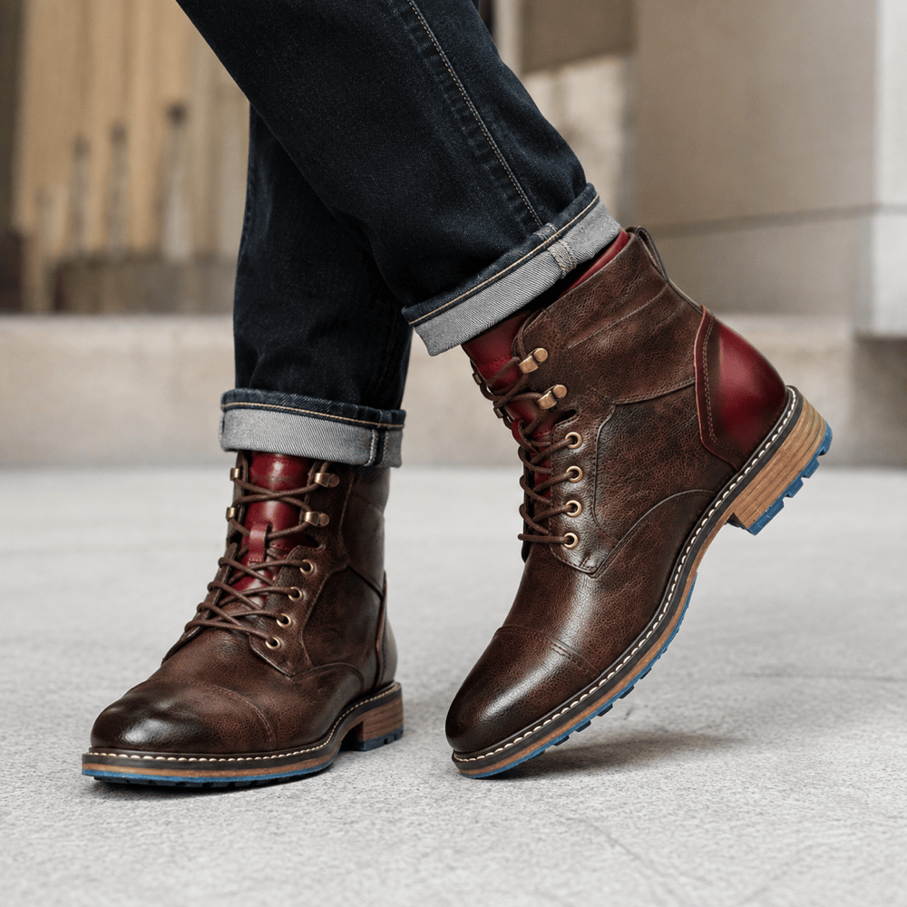 Men's Vintage Leather Boots
