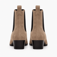 Women's Beige Suede Boots