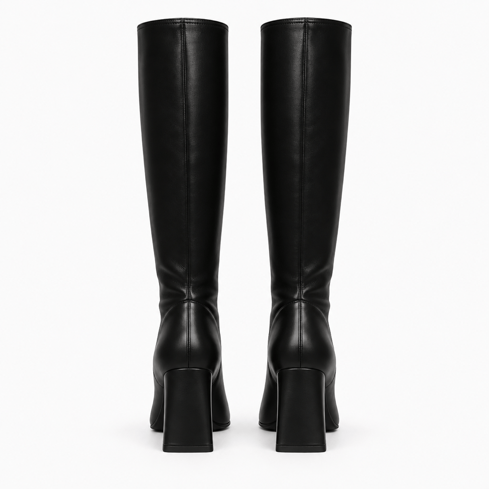 Women's Black Leather Boots