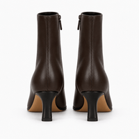 Women's Brown Leather Ankle Boots
