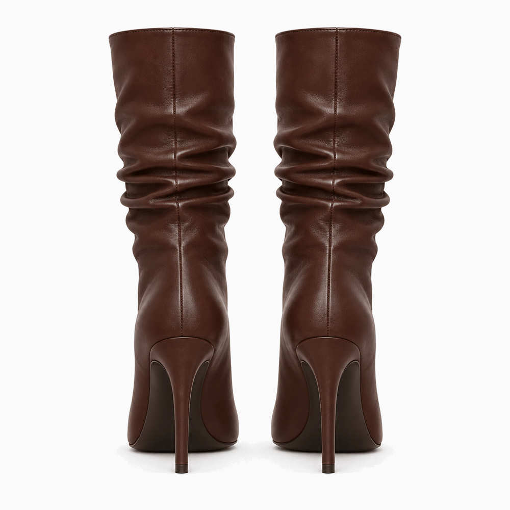 Women's Brown Leather Boots