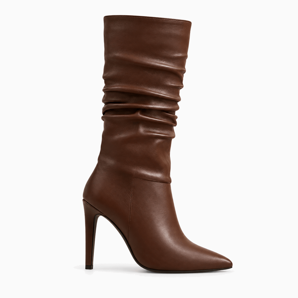 Women's Brown Leather Boots