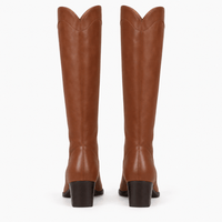 Women's Brown Leather Boots