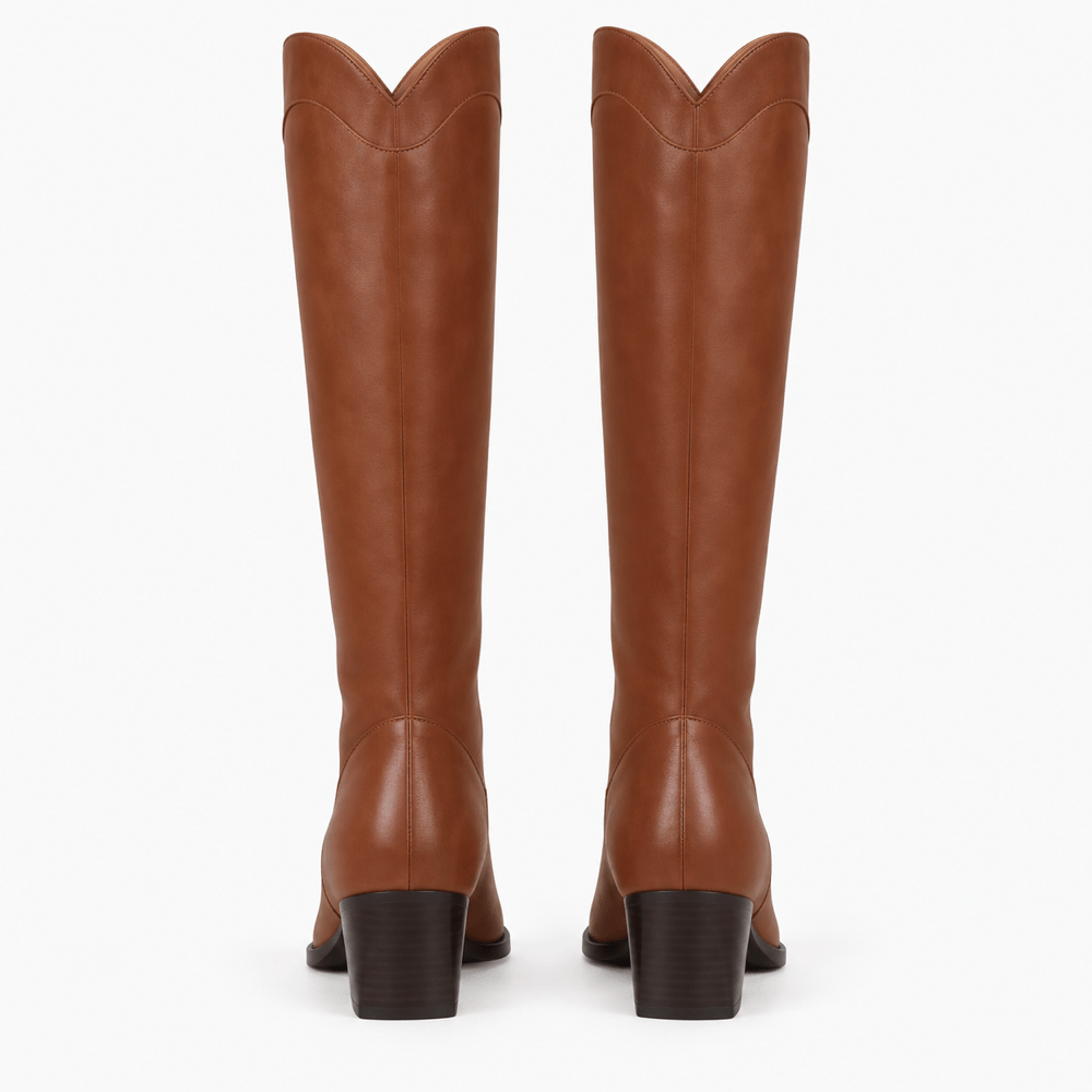 Women's Brown Leather Boots