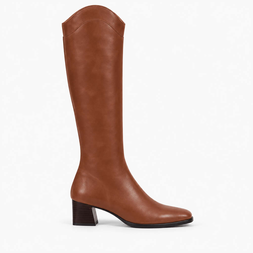 Women's Brown Leather Boots