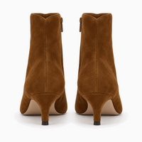 Women's Brown Suede Ankle Boots