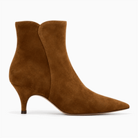 Women's Brown Suede Ankle Boots