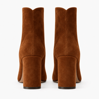 Women's Brown Suede Ankle Boots