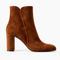 Women's Brown Suede Ankle Boots