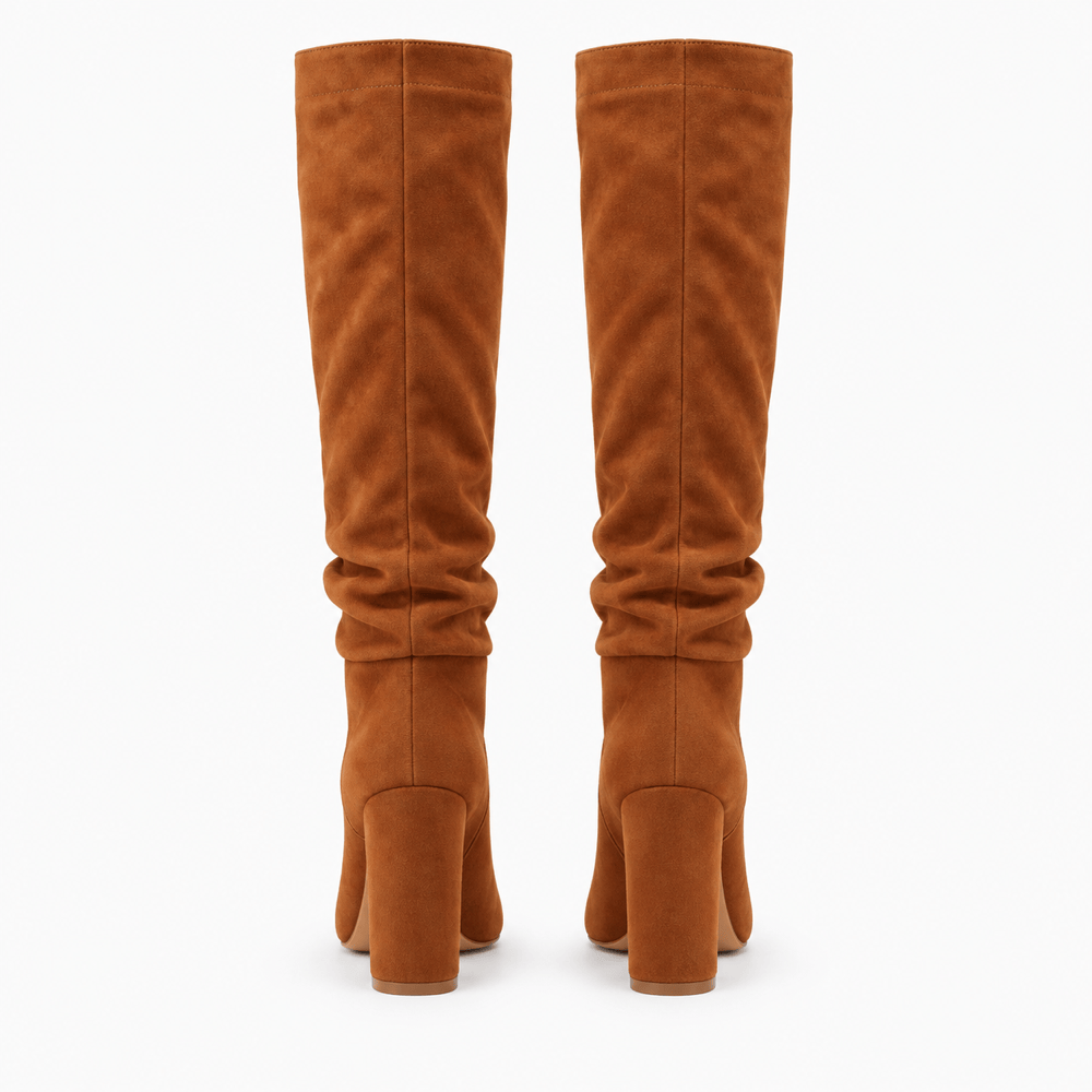 Women's Camel Suede Boots