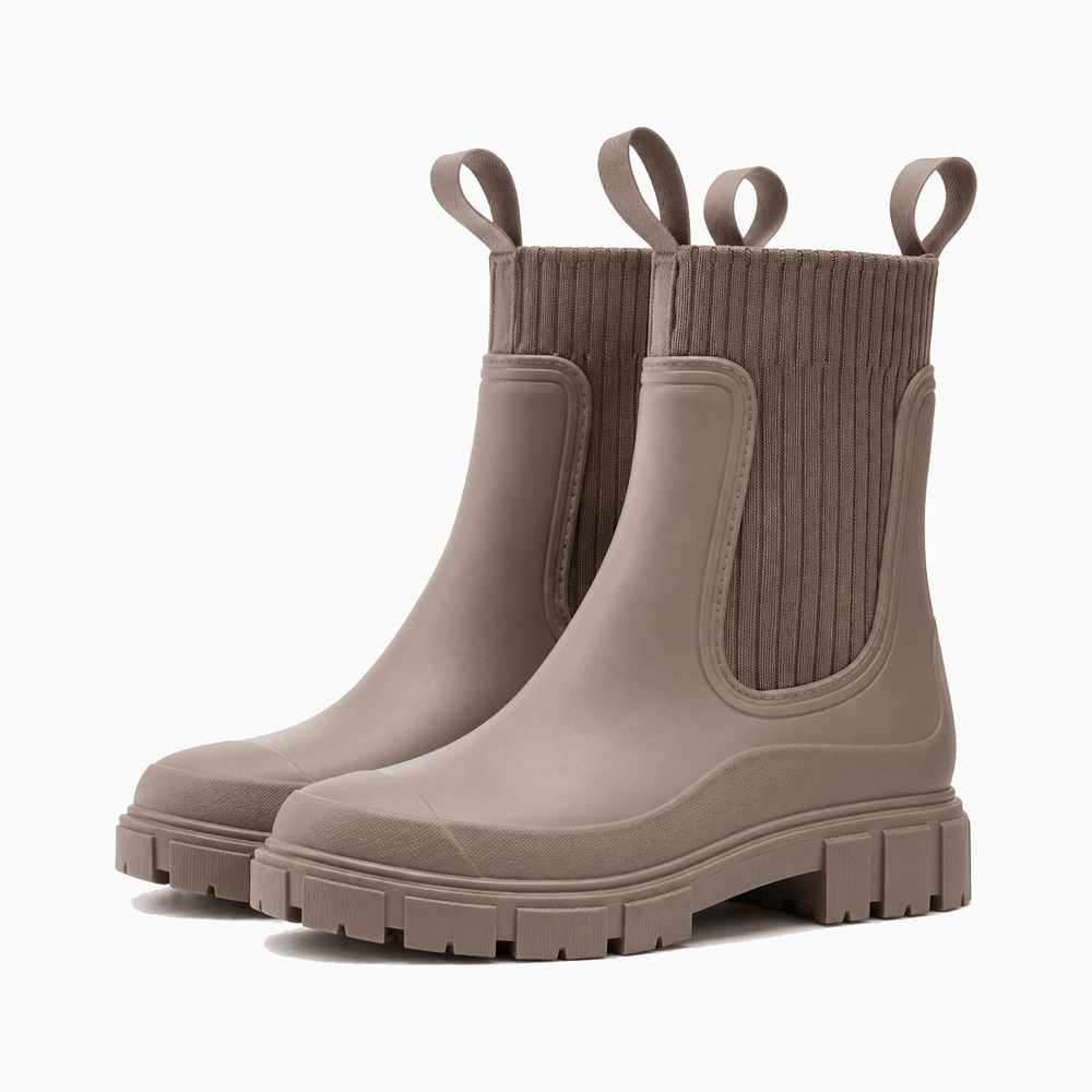 Women's Chic Rubber Ankle Boots
