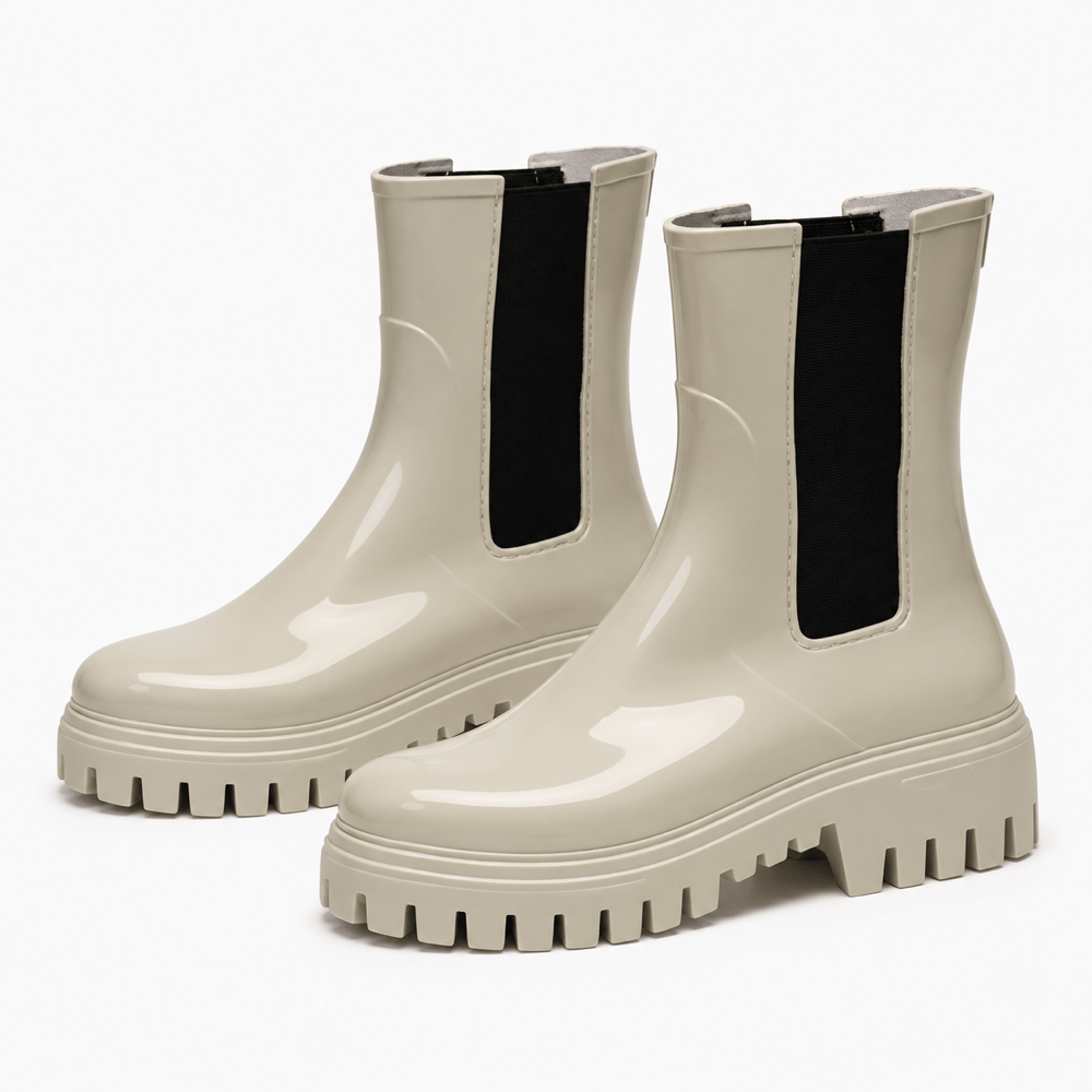Women's Chic Rubber Rain Ankle Boots