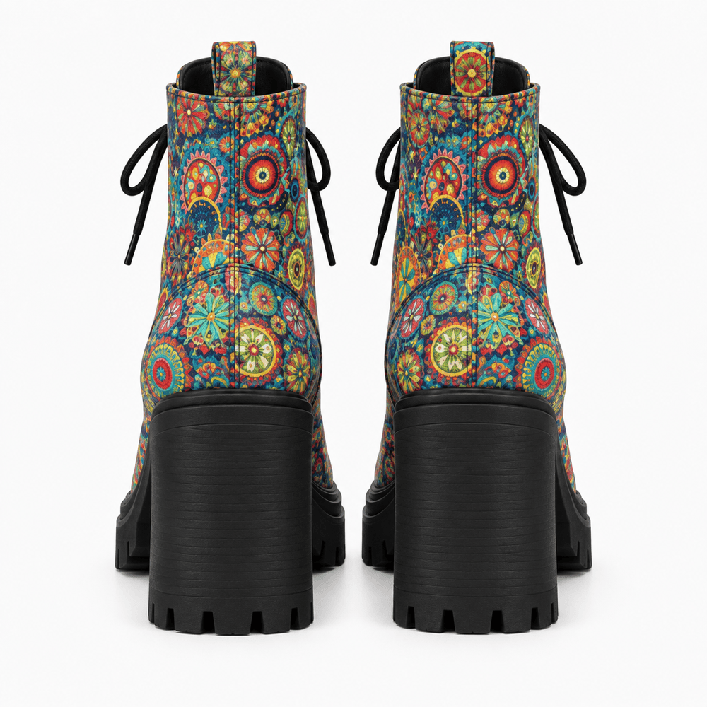 Women's Colourful Leather Boots