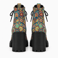 Women's Colourful Leather Boots