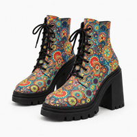 Women's Colourful Leather Boots