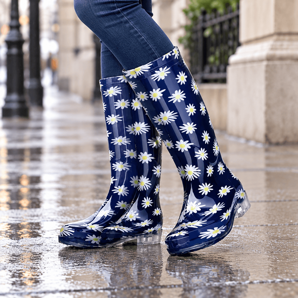 Women's Colourful Rubber Rain Boots