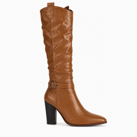 Women's Fawn Leather Boots