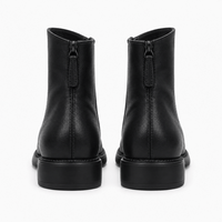 Women's Flat Leather Ankle Boots