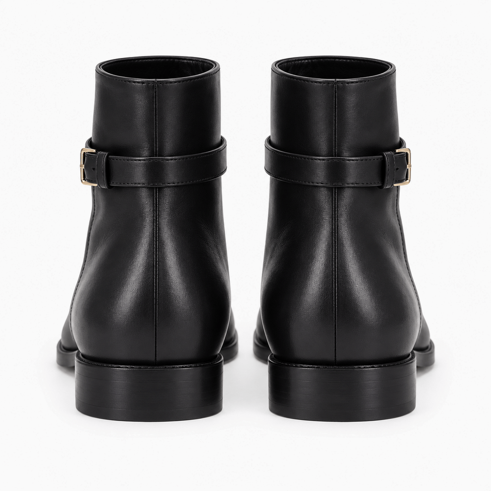 Women's Flat Leather Boots