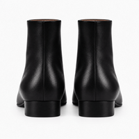 Women's Flat Pointed-Toe Leather Boots