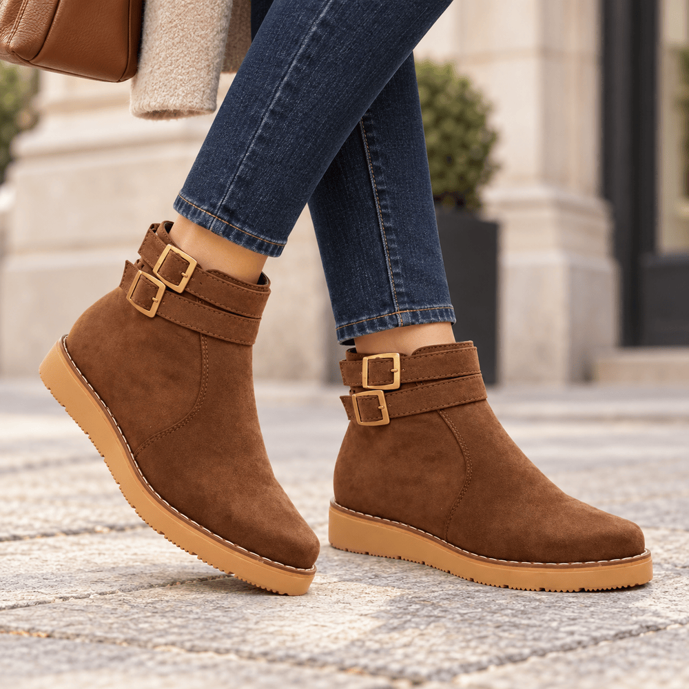 Women's Flat Suede Ankle Boots