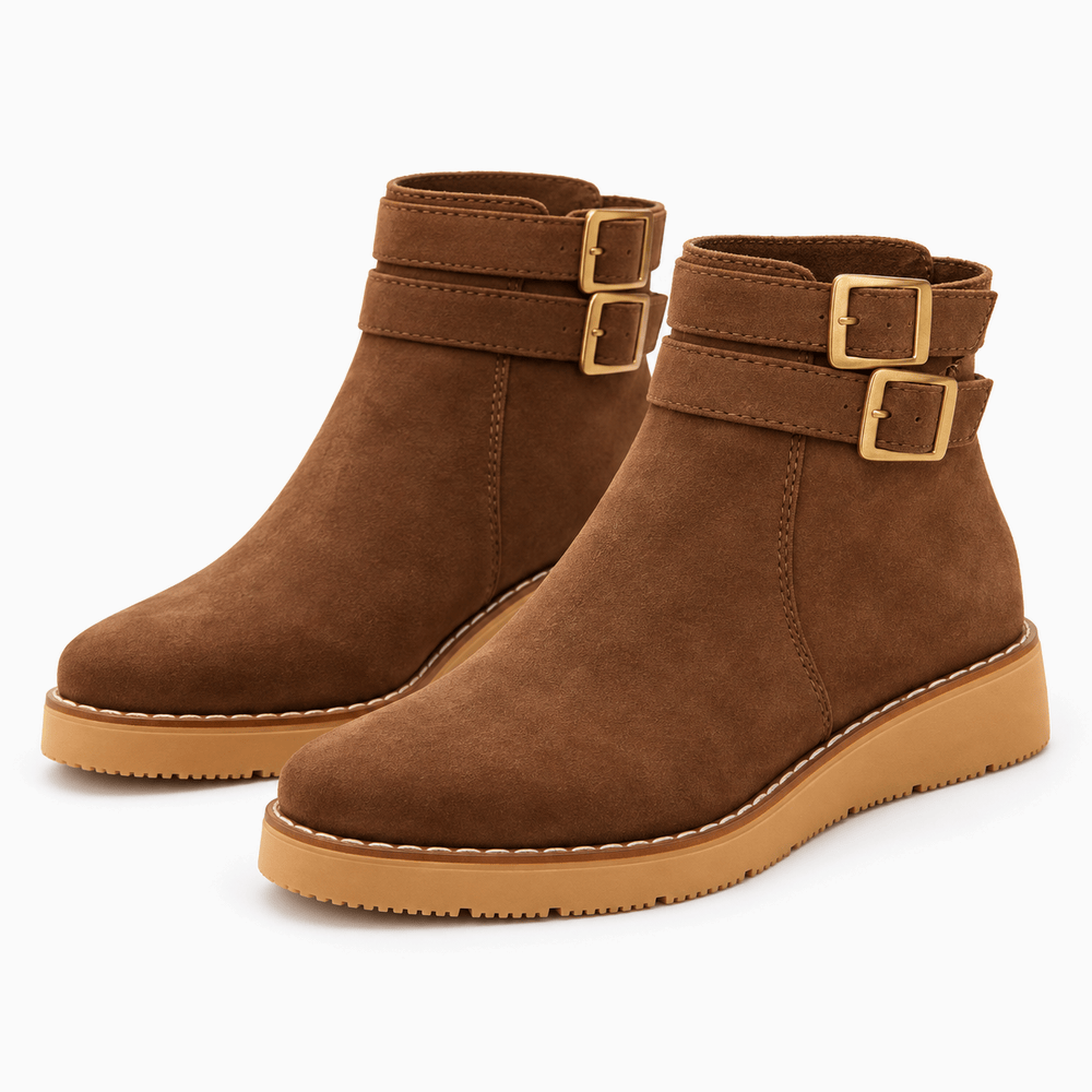 Women's Flat Suede Ankle Boots